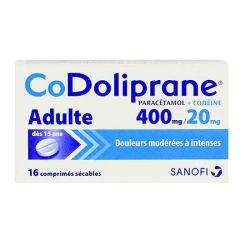 Codoliprane 400/20Mg Cpr 16