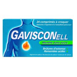 Gavisconell Cpr Croq Ss Suc Ment Édul Plq/24