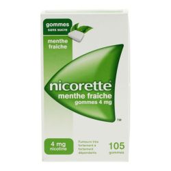 Nicorette 4Mg Gom Ment Fraics/S105