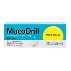 Mucodrill 600Mg Cpr Eff Orang 10