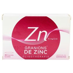 Granions Zinc Amp Buv 2Ml 30