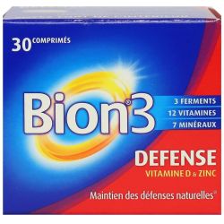 Bion 3 adultes activateur de santé 30 comprimés