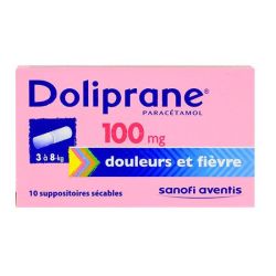 Doliprane 100Mg Suppos