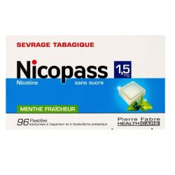 Nicopass 1,5Mg S/S Menthe Past 96