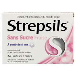 Strepsils Fraise S/S Past 24