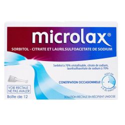 Microlax Ad Gel Rectal Unidose 12