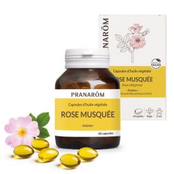 Capsules d'Huile Végétale de Rose musquée - 60 capsules