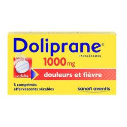 Doliprane 1000Mg Cpr Eff Secable 8