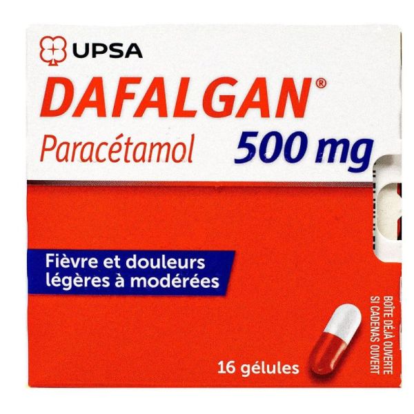 Dafalgan Gelul 500Mg 16