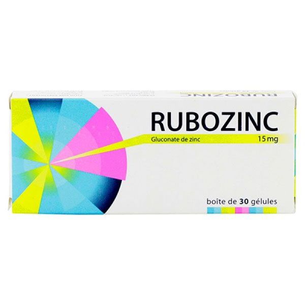 Rubozinc 15Mg Gelule 30