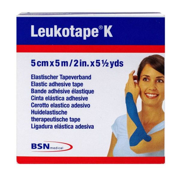 Bde Leukotape K Bleu 5Cmx5M