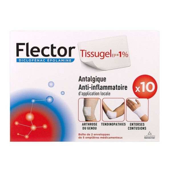 Flector Tissugel Ep 1% Empl Médicam B/10