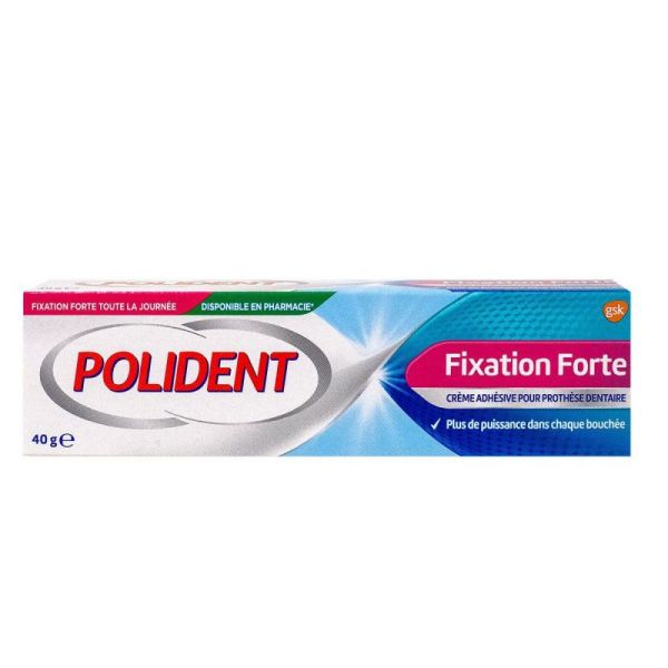 Polident Cr Adhés Fix Forte T/40G