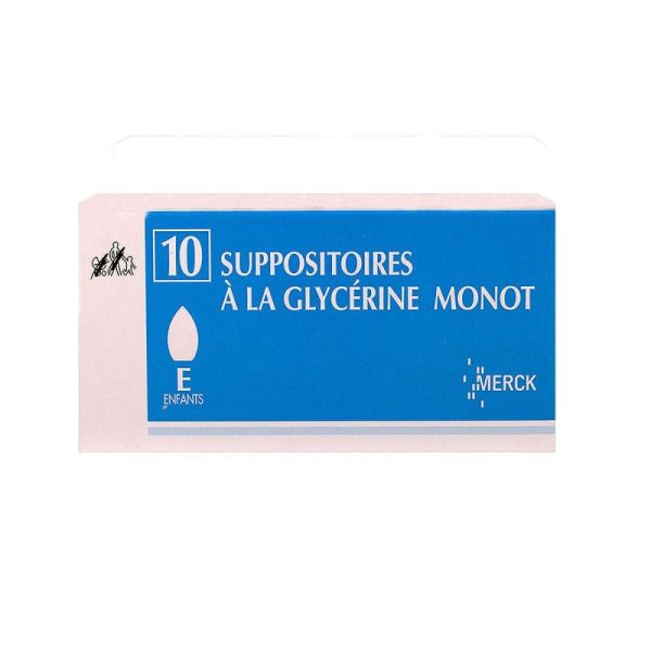 Glycer Sup Monot Enf 10