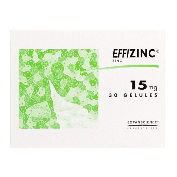 Effizinc 15Mg Gelule 30