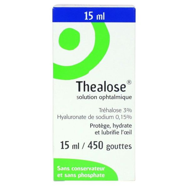 Thealose S Ocul Oeil Sec Modéré Sévère 15Ml