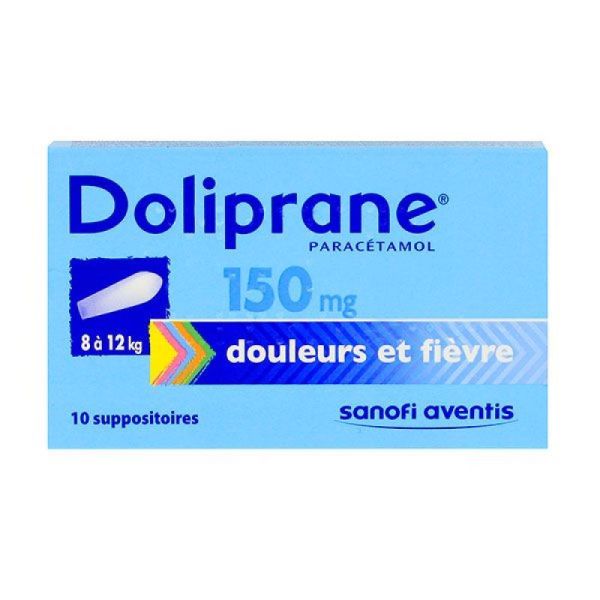 Doliprane Suppo 150Mg Bt 10