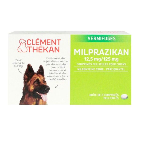 Milprazikan Vermifuge Chien Cpr 2