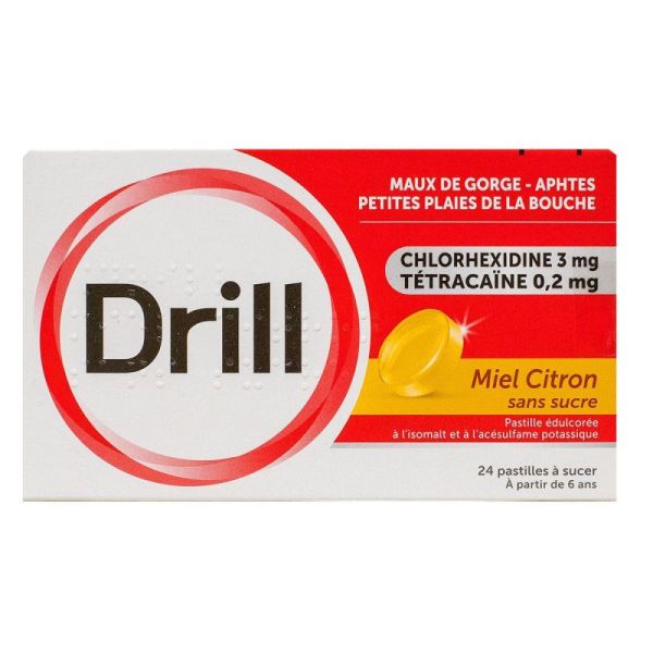 Drill Miel Citron Sans Sucre