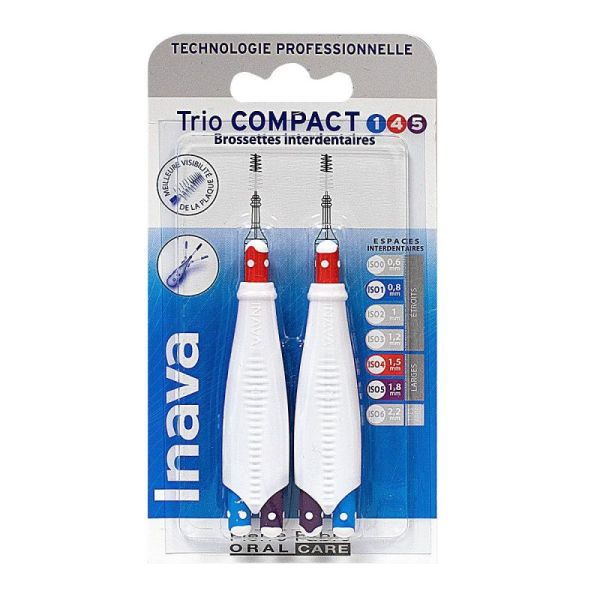 Inava Trio Compac Brossett 1/4/5 Blist/6