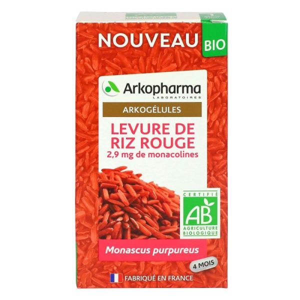 Arkog Levure Riz Rouge Bio Gelu120