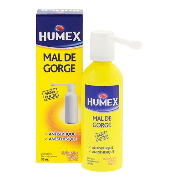 Humex Mal De Gorge Collutoire 35Ml