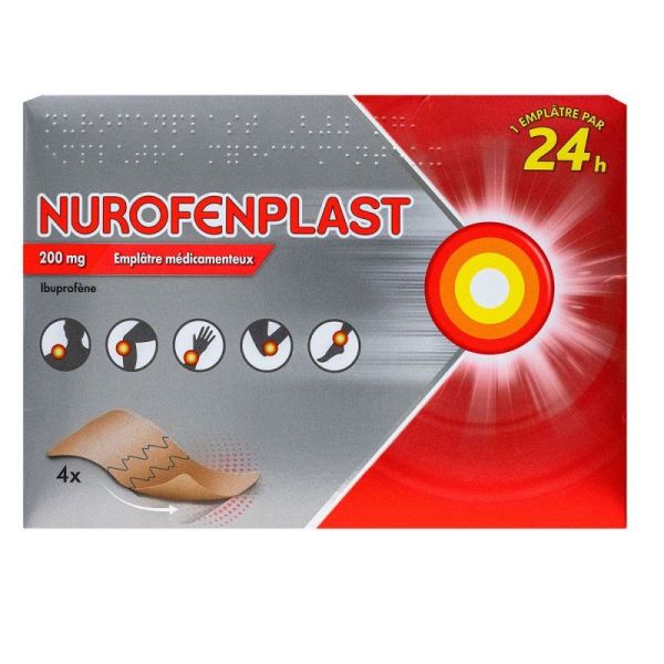 Nurofenplast 200Mg Empl Med 4Sach