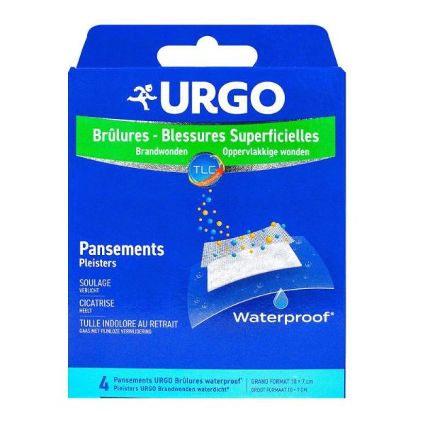 Urgo Brulures Pans Waterp Gm B/4