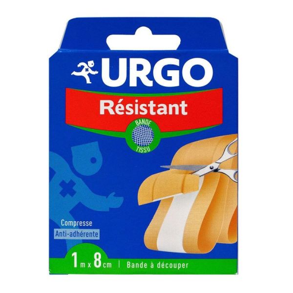 Urgo Resistant Pans Bde Décou Antisep 8Cmx1 M