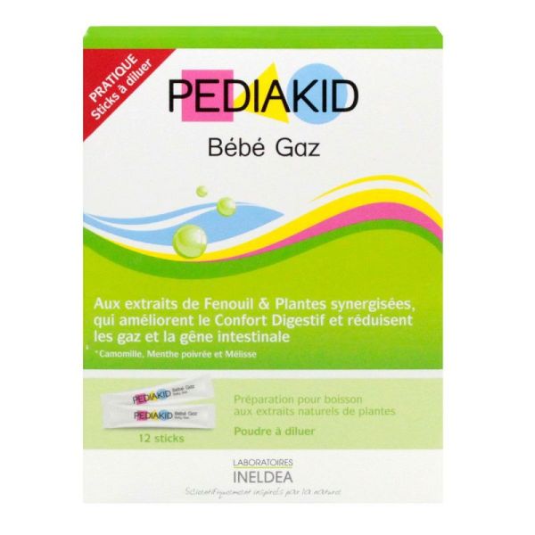 Pediakid Bebe Gaz Pdr À Diluer 12St