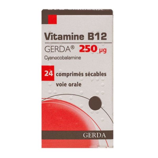 Vit B12 Gerda Cpr 250Mcg 24