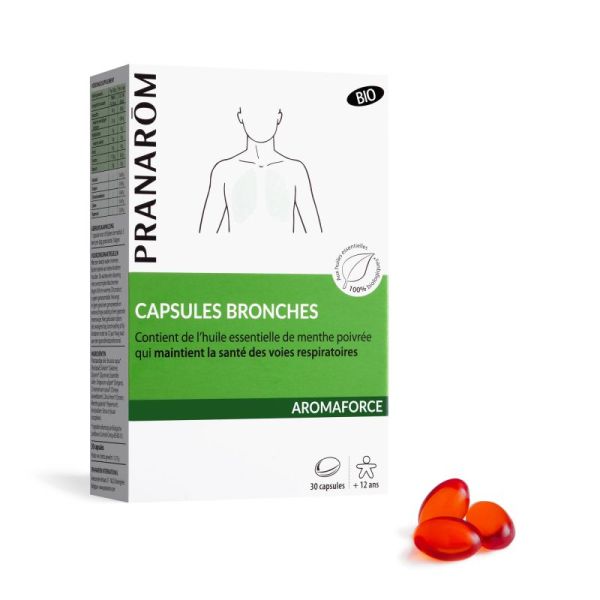 Capsules bronches aux Huiles Essentielles - 30 capsules