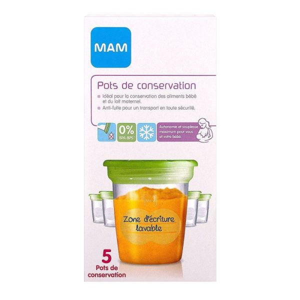 Mam Pot De Conserv Pack/5