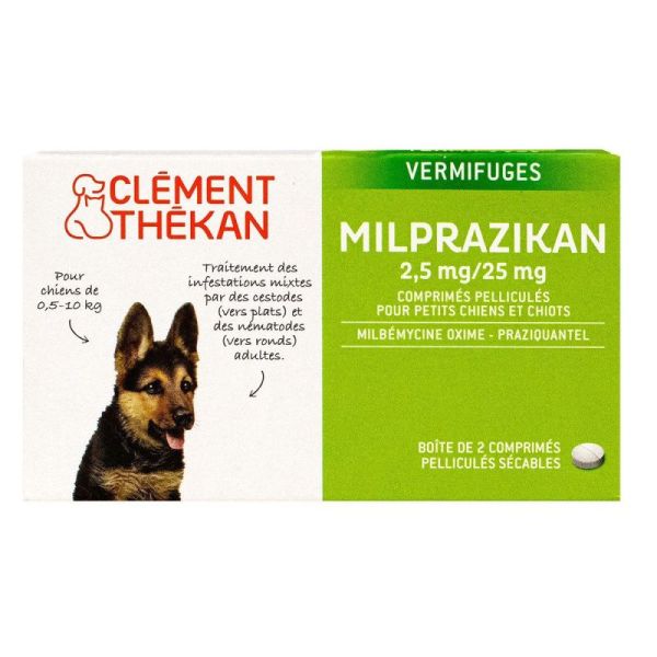 Milprazikan 2,5Mg/25Mg Chiot Cpr2