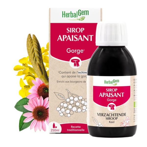 Sirop apaisant pour la gorge - 250 ml