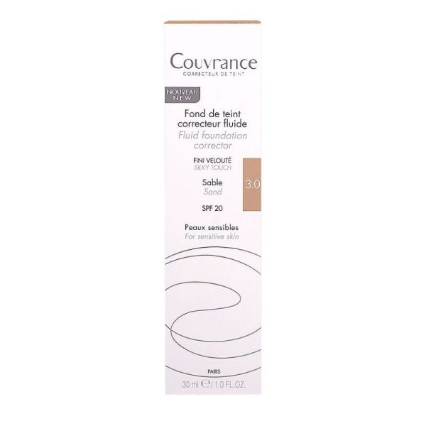 Couvrance Fd Teint Correct Flde Sable 30Ml