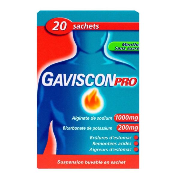 Gavisconpro Menthe Sachet 10Ml 20