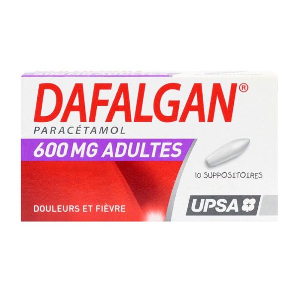 Dafalgan Sup Ad 600Mg 10