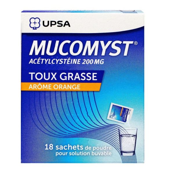 Mucomyst 200 Sachets (18)