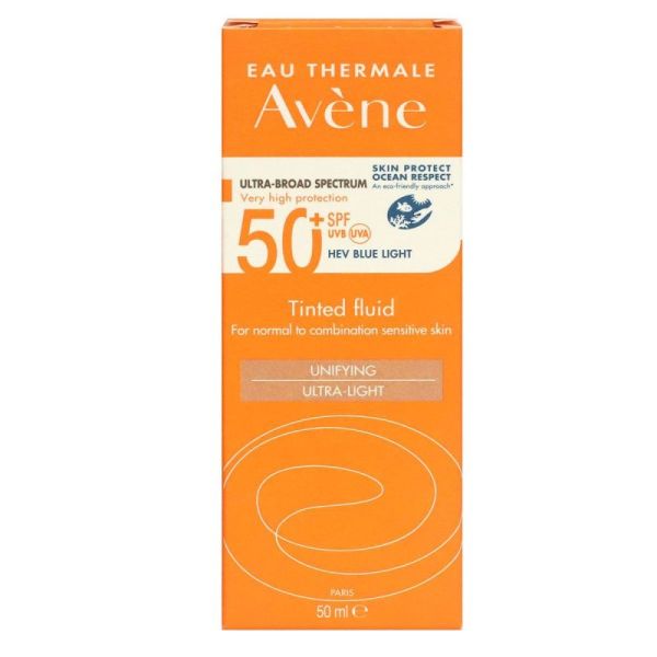 Avene Sol Spf50+ Fluid Teinte 50Ml