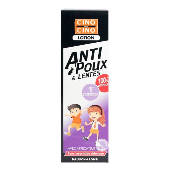 Cinq Sur Cinq Lot Anti-Poux Lente 100Ml