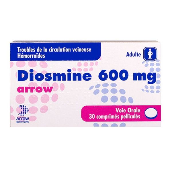 Diosmine 600Mg Arrow Cpr 30