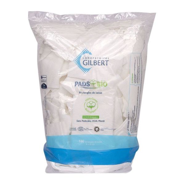 Gilbert Pads Bio Coton 8X10Cm 180