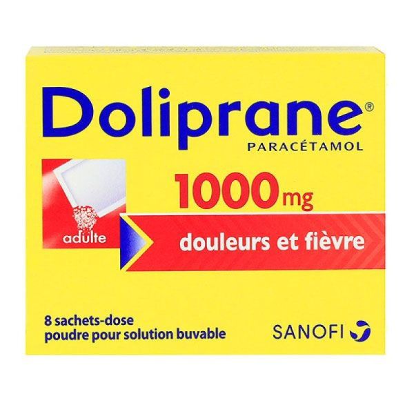 Doliprane Sachet 1000Mg Bte De 8