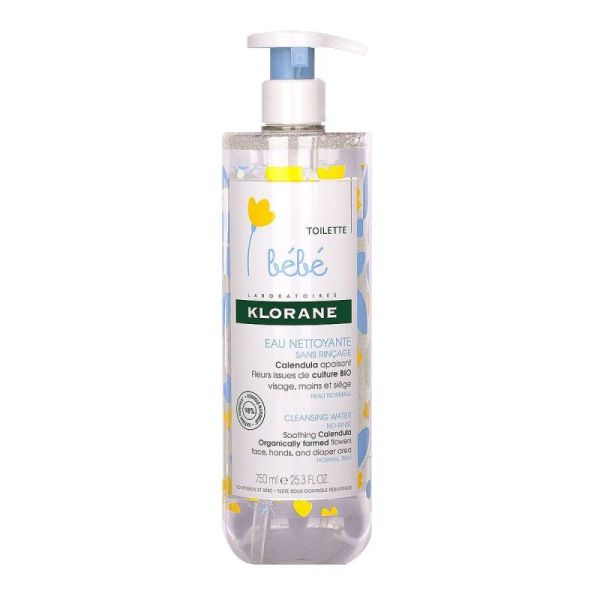 Klorane Bb Eau Nett S/S Rinc 750Ml